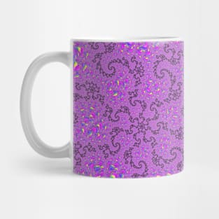 Colorful Psychedelic Fractal Spiral Mug